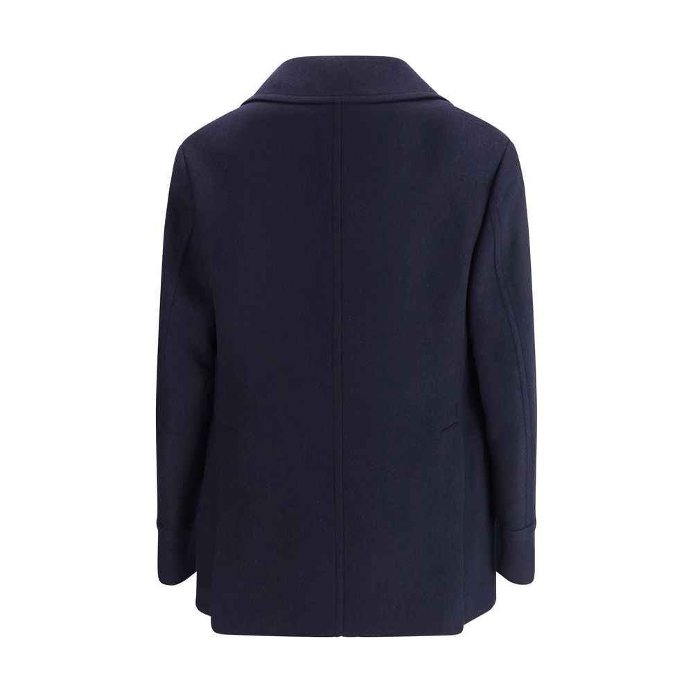 Brunello Cucinelli Double wool flannel Caban