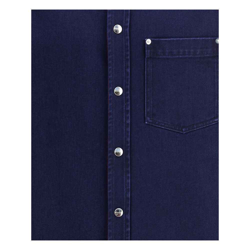 Gucci Denim and flanel Reversible Shirt
