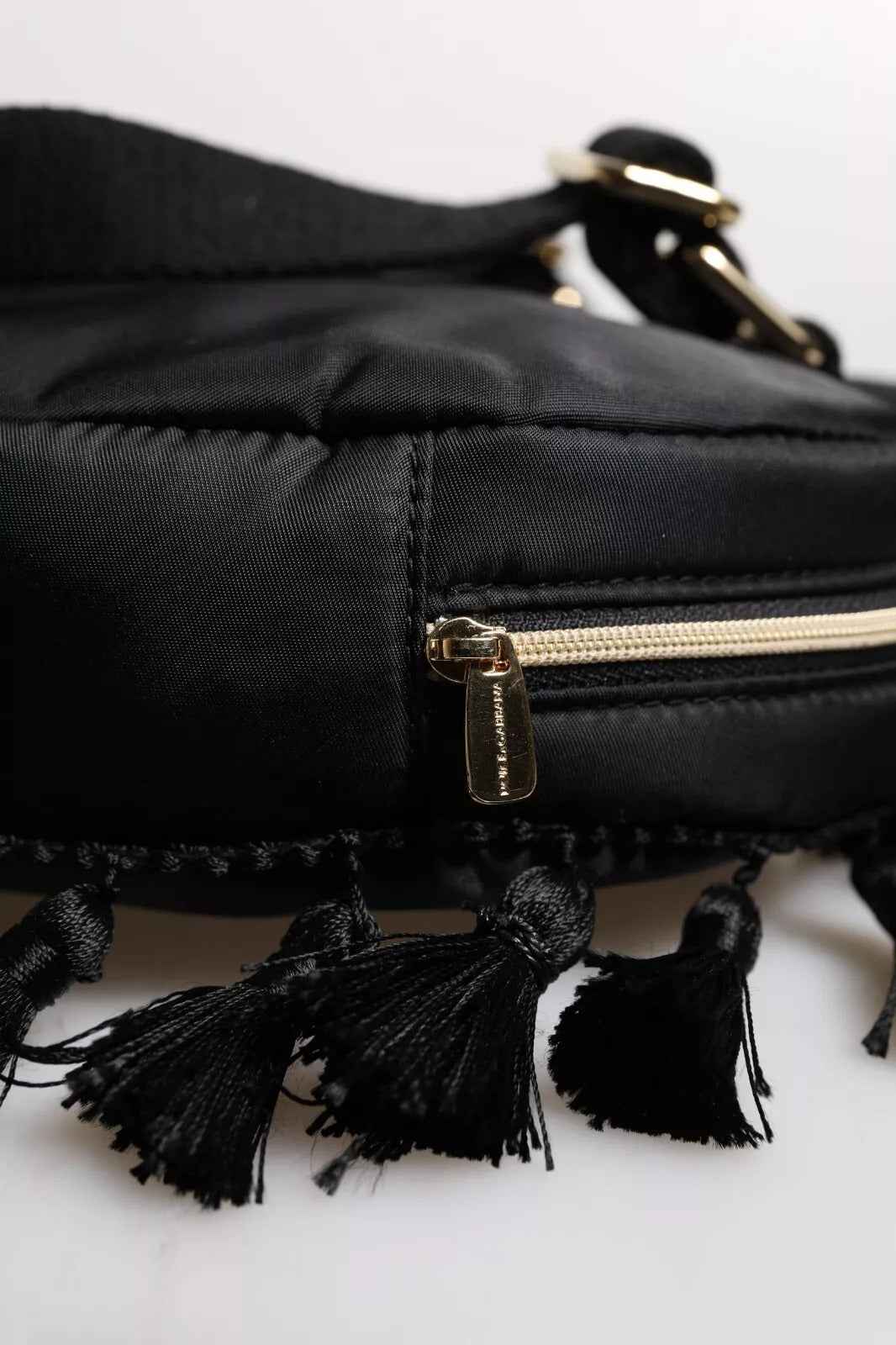 Dolce & Gabbana Black Heart L'Amore Patch Embellished Kids Backpack