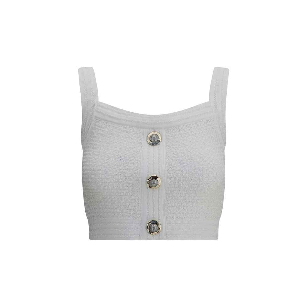 Balmain Tweed crop Top