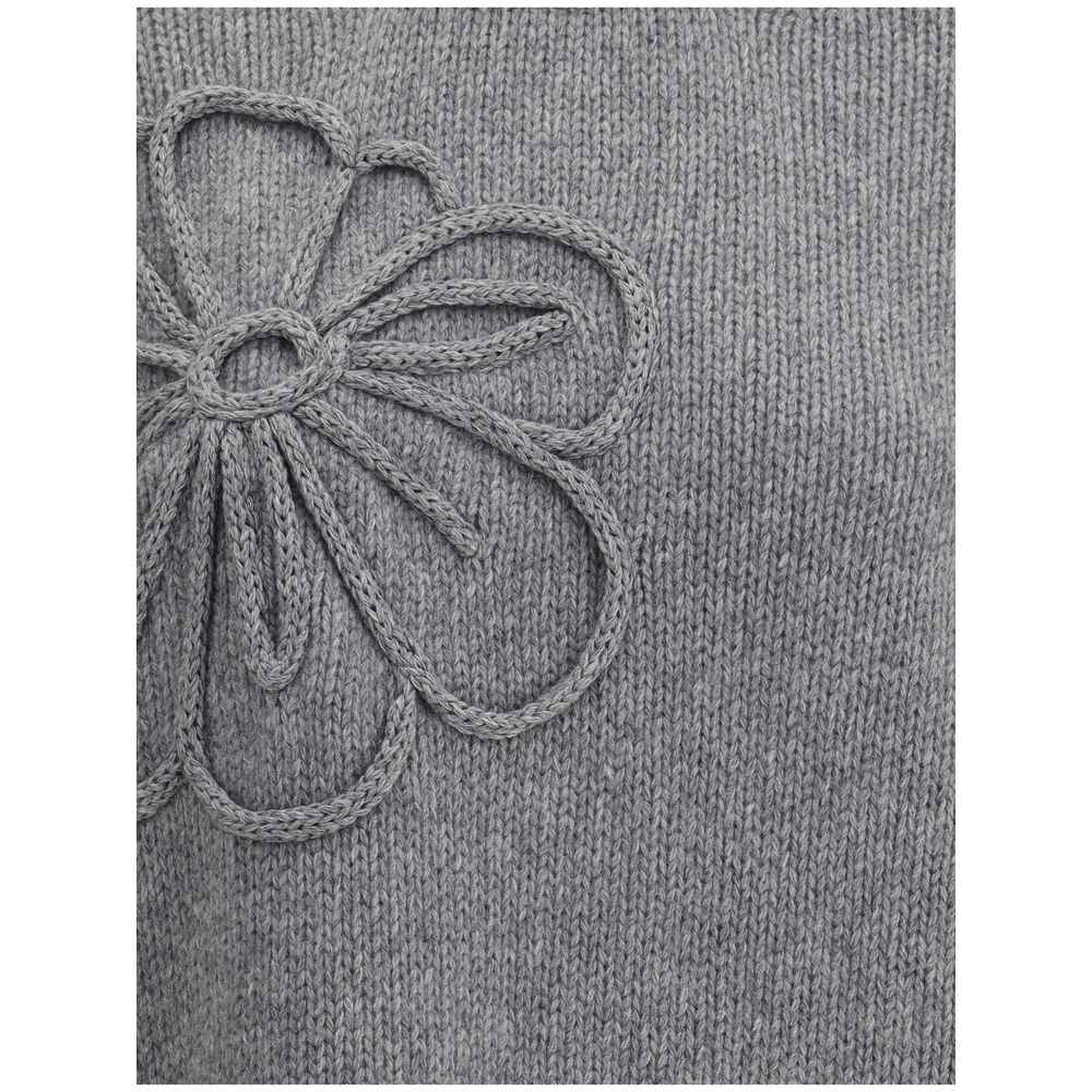 Bruno Manetti Embroidered flower Sweater