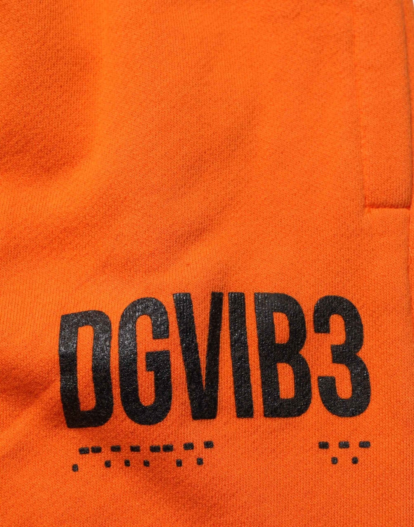 Dolce & Gabbana Orange Cotton DG VIB3 Logo Drawstring Sweatpants Pants by Dolce & Gabbana
