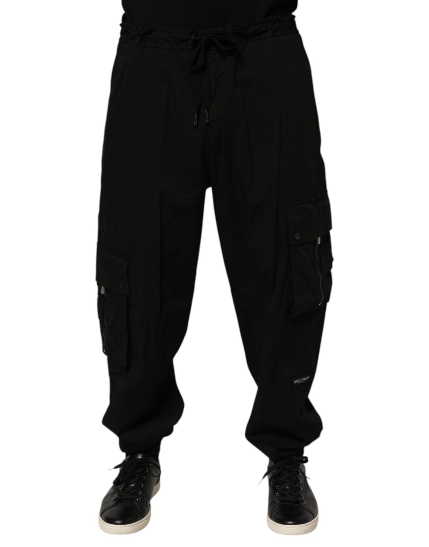 Dolce & Gabbana Black Cotton Cargo Jogger Sweatpants Pants - from Dolce & Gabbana