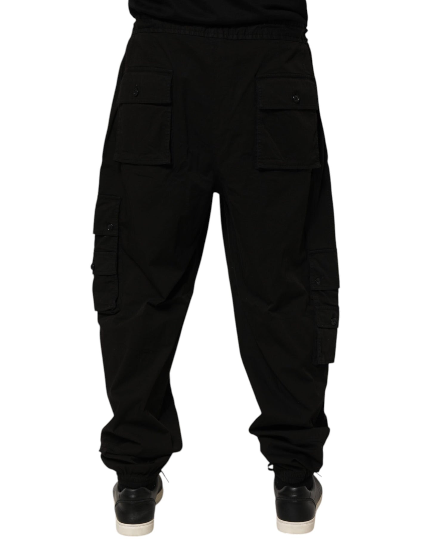 Dolce & Gabbana Black Cotton Cargo Jogger Sweatpants Pants - from Dolce & Gabbana