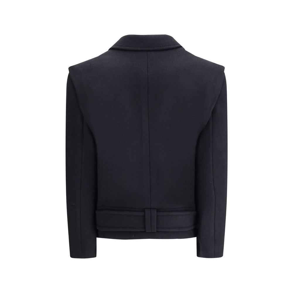 Balmain Wool Double-breasted Coat by Balmain