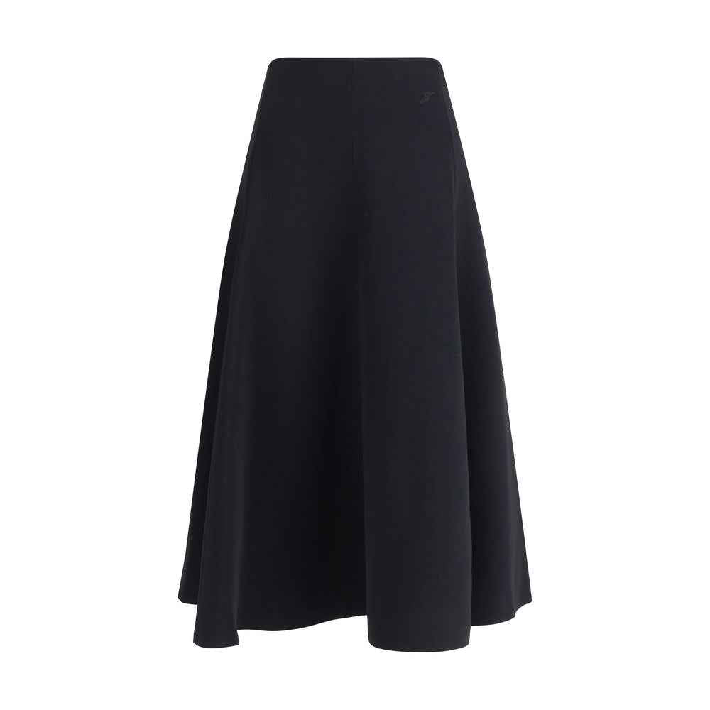Jacquemus Jupe Triangle Skirt 100% Katoen Zwart AW25
