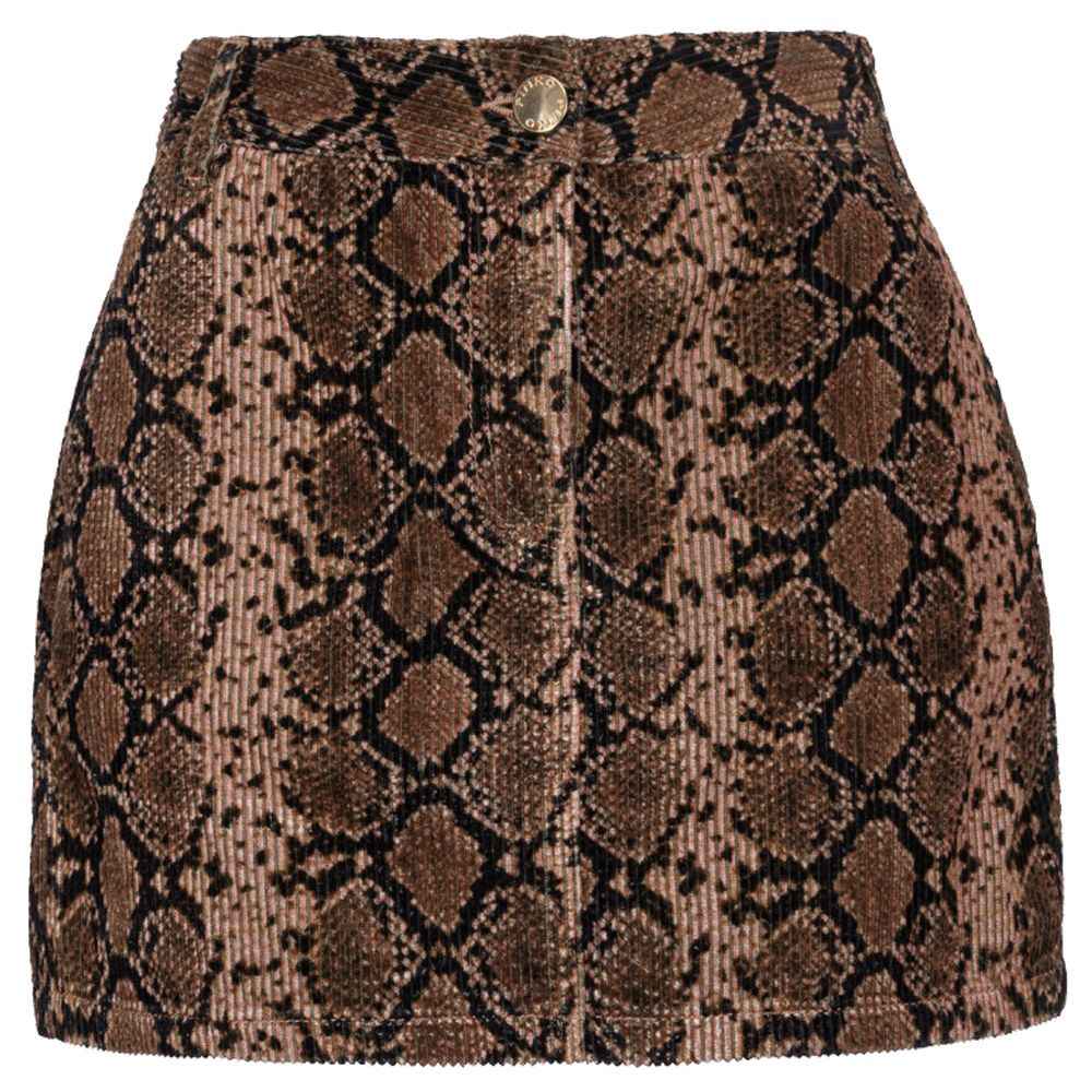 PINKO Brown Cotton Women's Miniskirt by PINKO