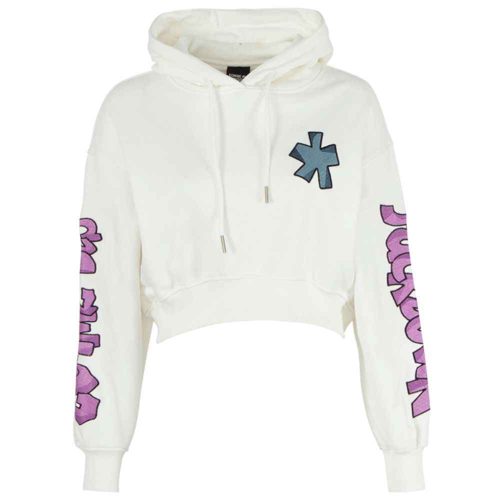 Comme Des Fuckdown Witte Katoenen Sweater Luxe Collectie