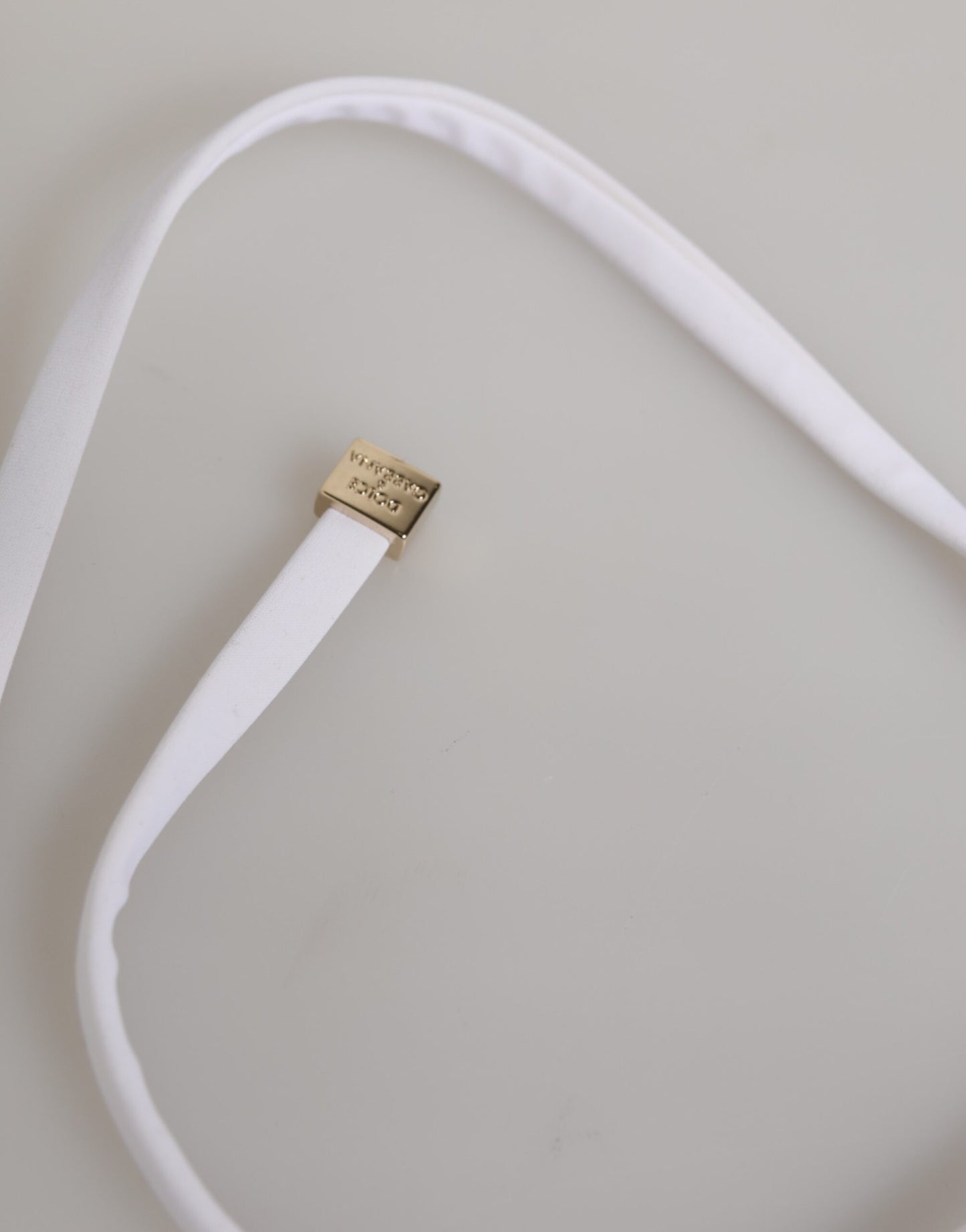 Dolce & Gabbana Band Tweedelige Bikini Logo Wit Set