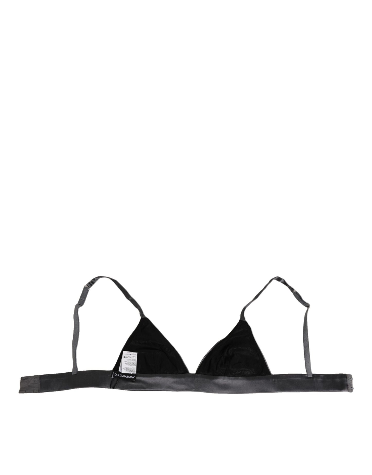Dolce & Gabbana Balconette BH Zijden Satijn Zwart Luxe