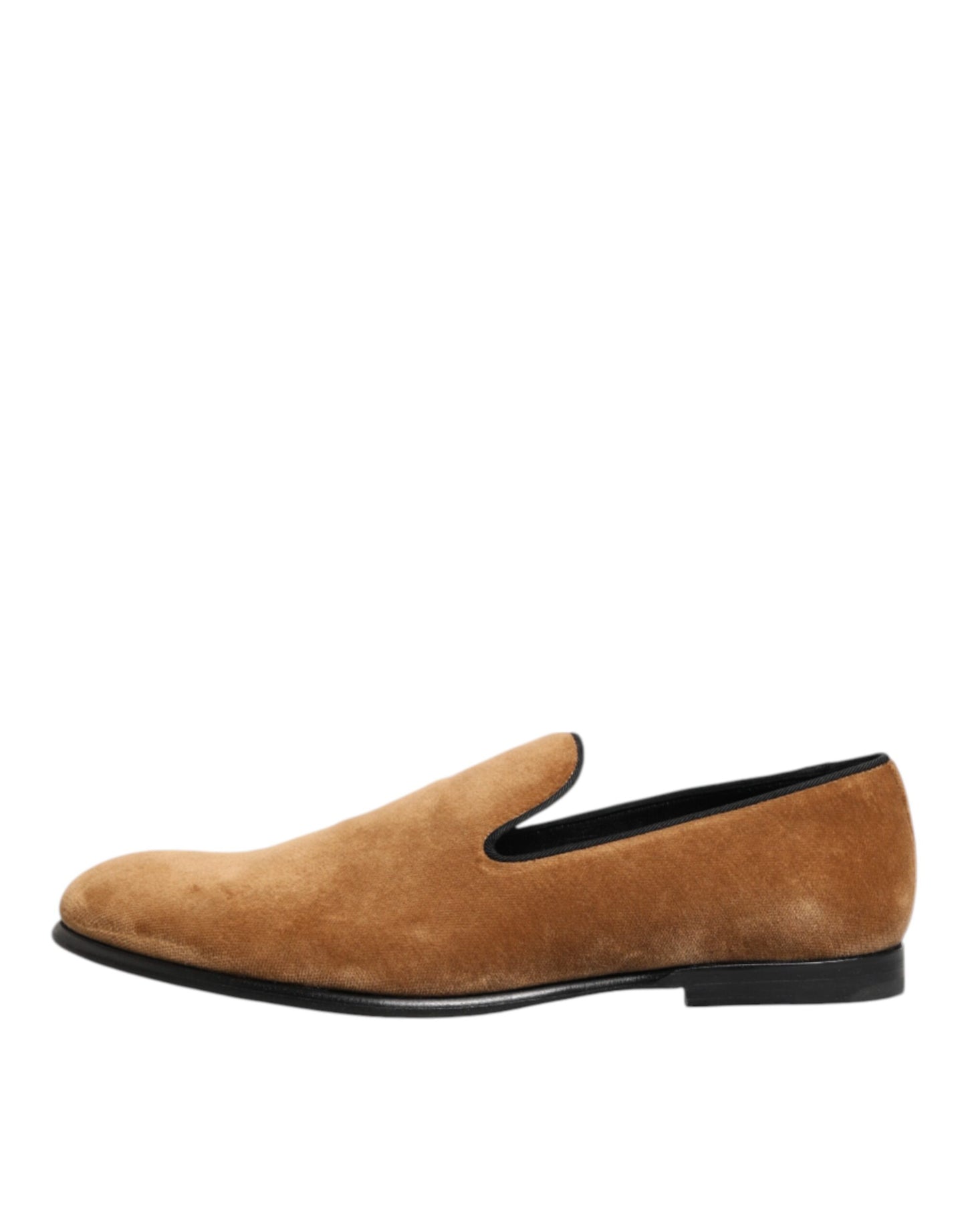 Dolce Gabbana Bruine Suède Slip On Loafers Formele