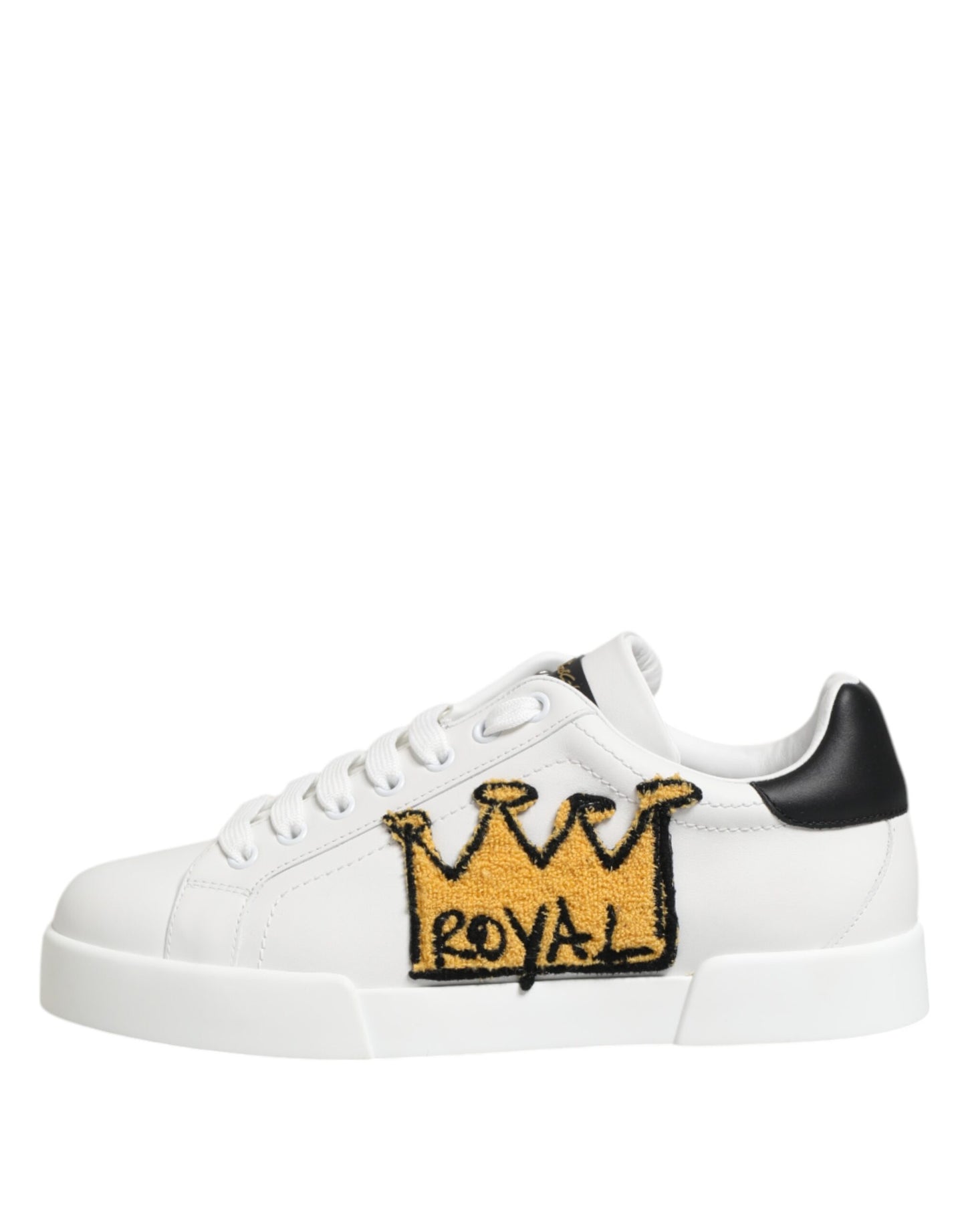 Dolce & Gabbana Portofino Leren Sneakers Witte Luxe