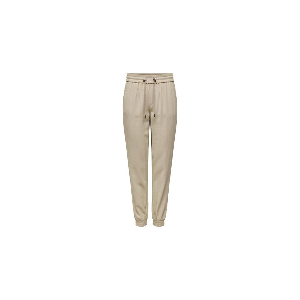 Only Kelda-Emery Viscose Pants MW Pull-Up NOOS - Beige
