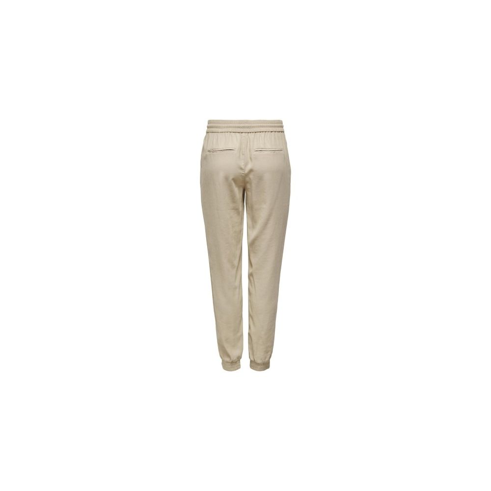 Only Kelda-Emery Viscose Pants MW Pull-Up NOOS - Beige
