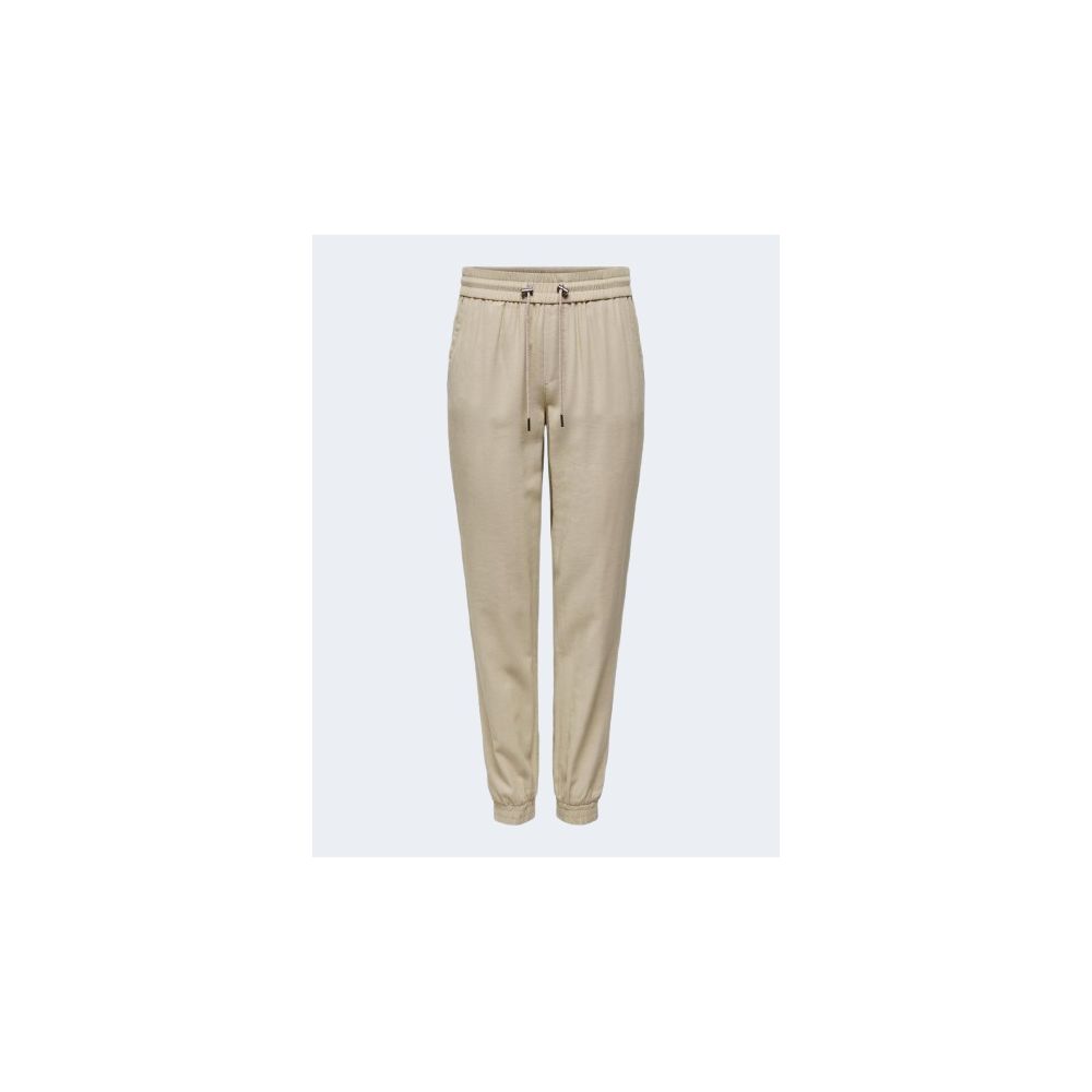 Only Kelda-Emery Viscose Pants MW Pull-Up NOOS - Beige