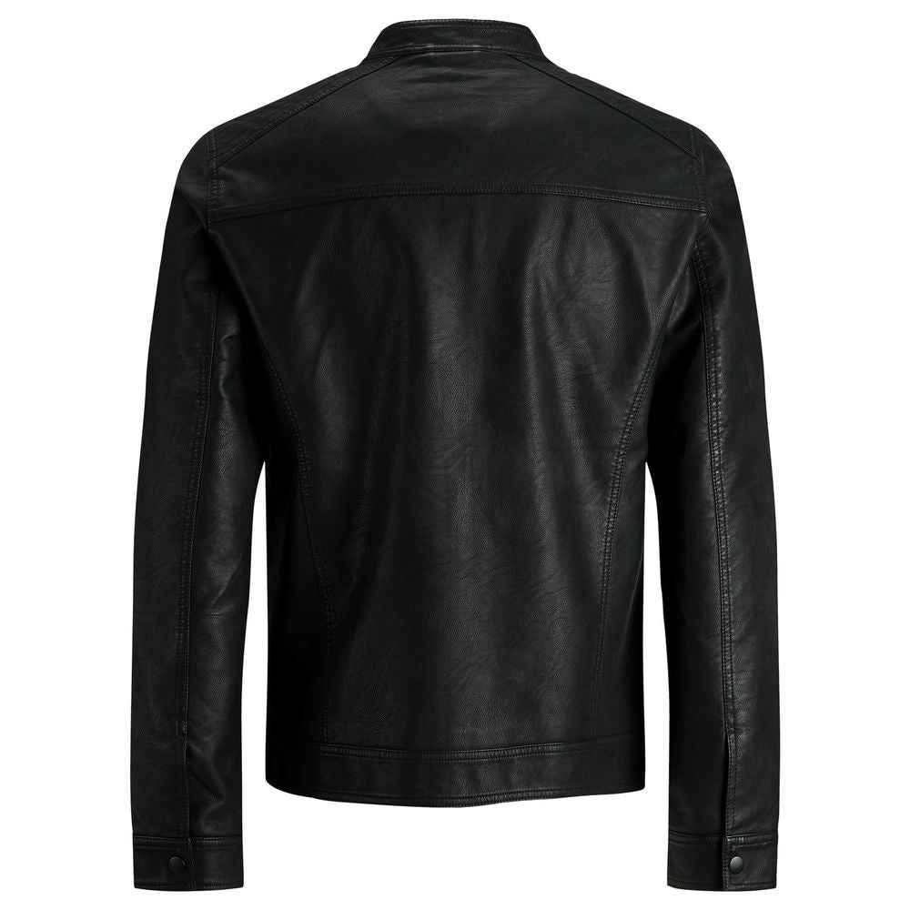 Jack Jones Black Polyamide Jackets & Coat