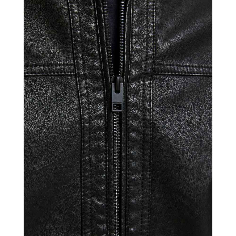Jack Jones Black Polyamide Jackets & Coat