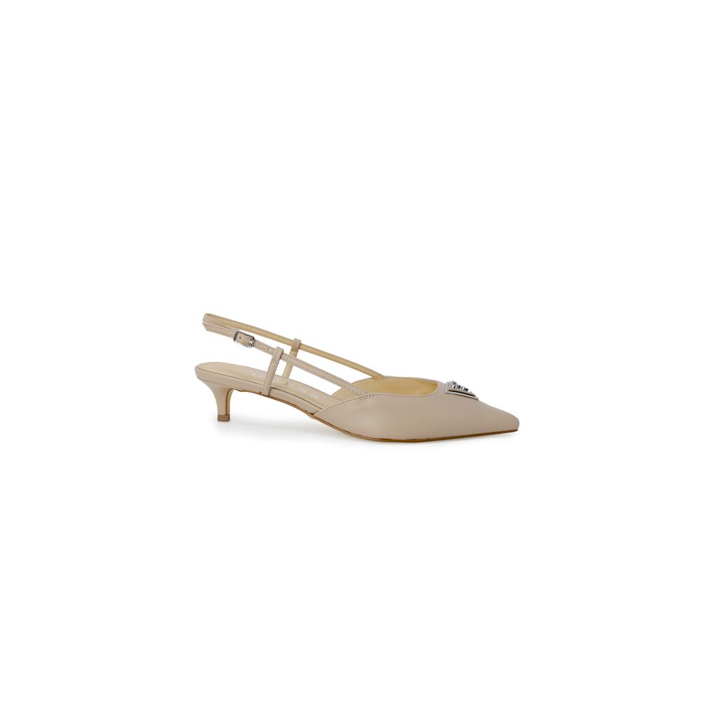Guess JESSON FLPJES LEA05 Polyester Hoge Hak Pumps Beige
