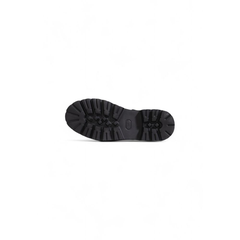 Cult Dames Slash 4216 Low W Lederen Platform Zwart Luxe