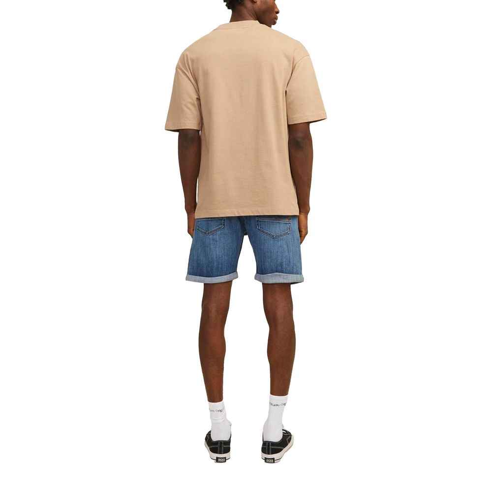 Jack Jones Blue Cotton Bermuda
