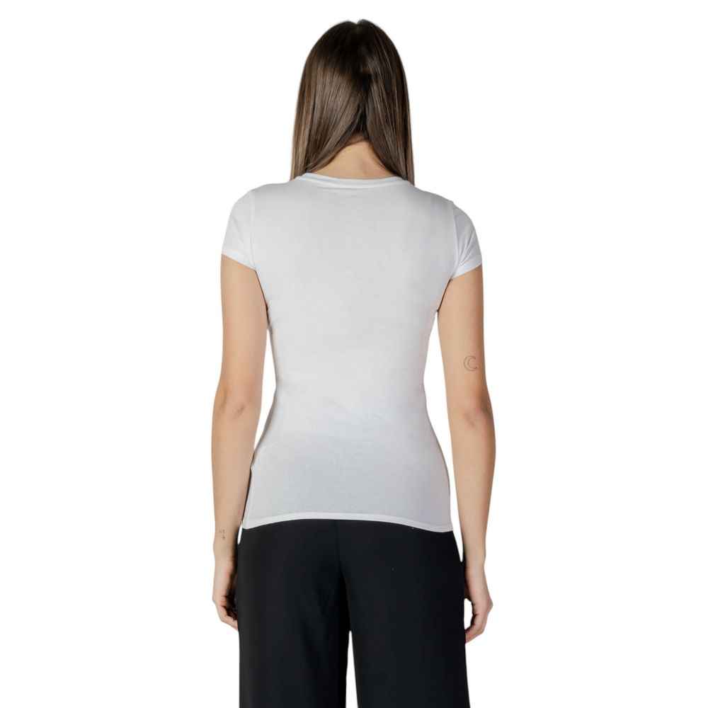 Guess White Cotton T-Shirt