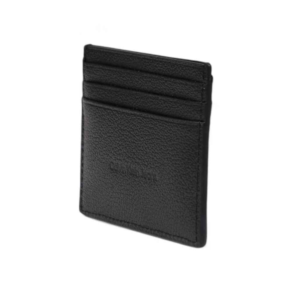 Calvin Klein Jeans Black Leather Cardholder