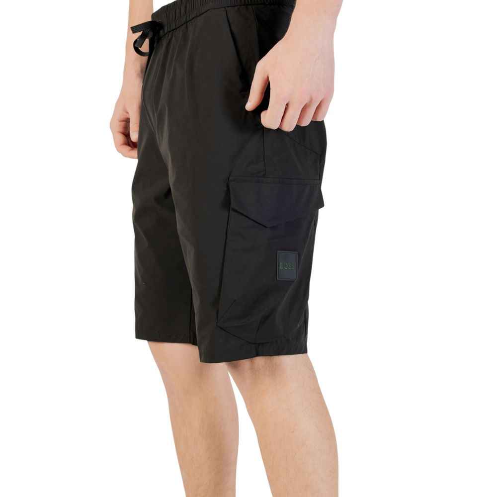 Hugo Boss Black Polyester Bermuda