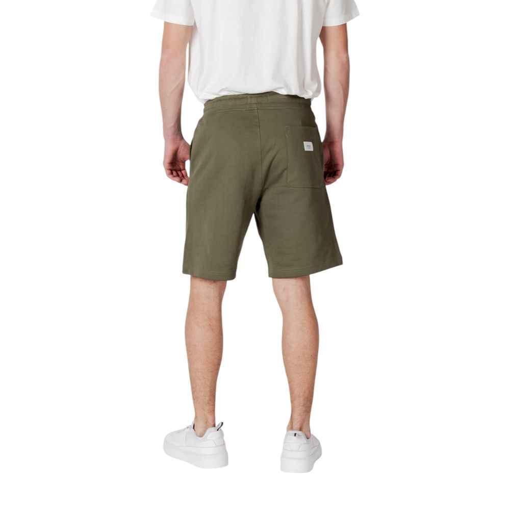Replay Green Cotton Bermuda