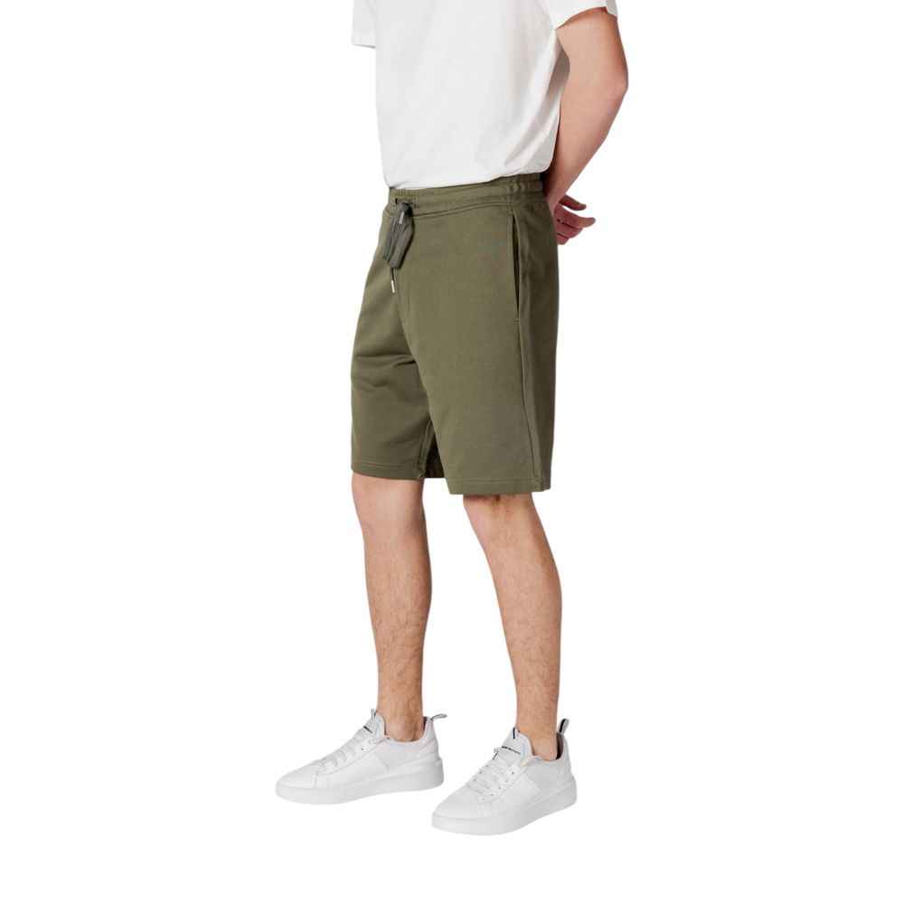 Replay Green Cotton Bermuda