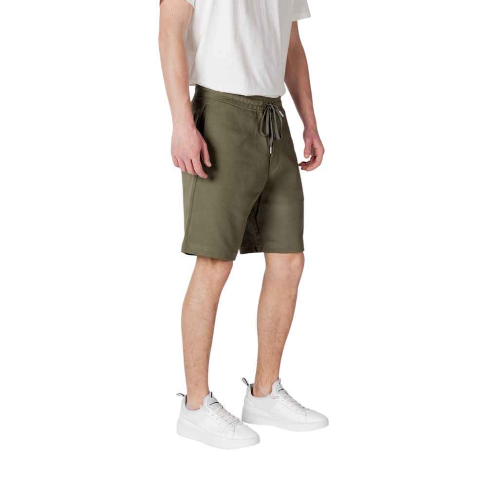 Replay Green Cotton Bermuda