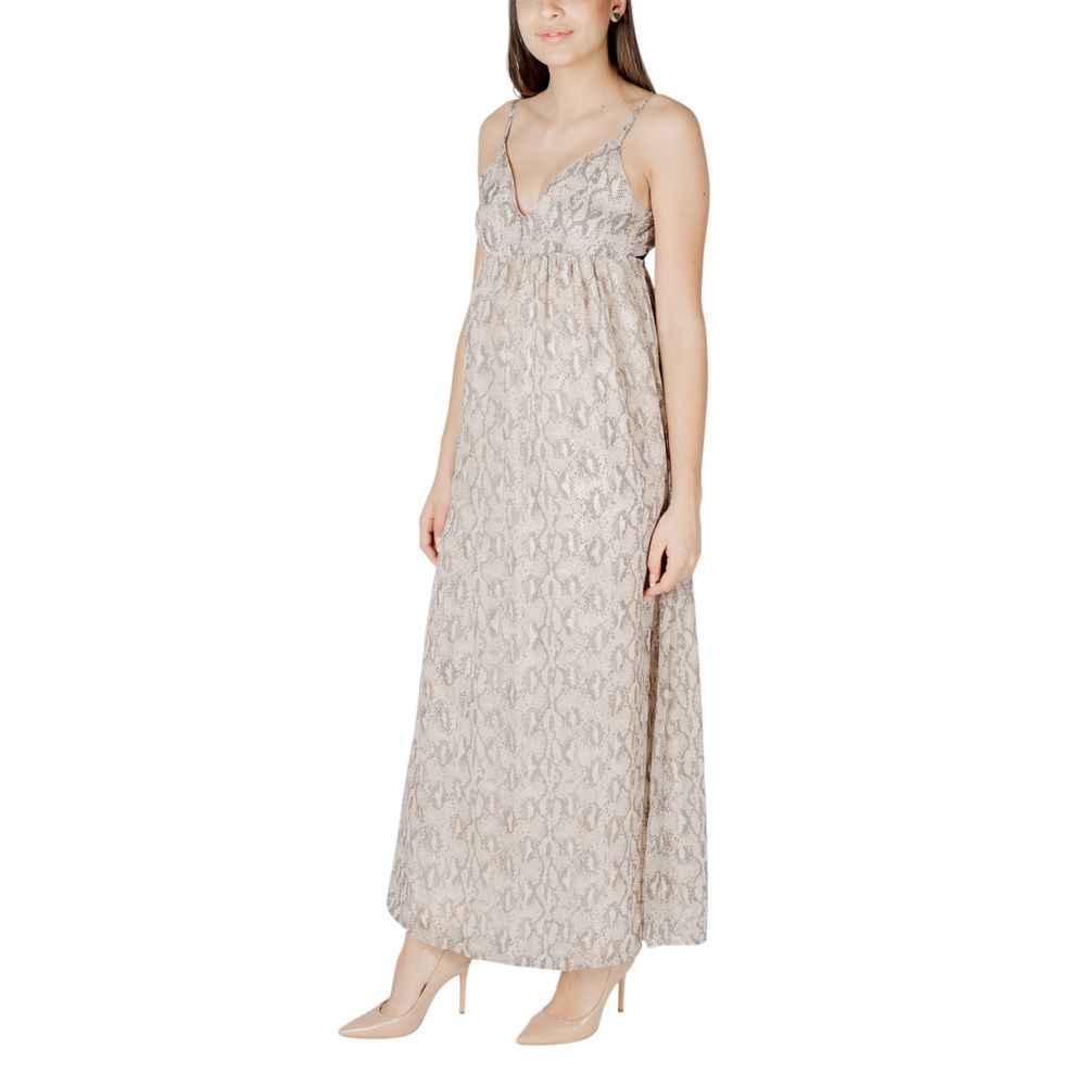 Only Beige Recycled Polyester Long