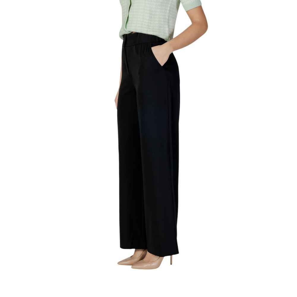 Morgan De Toi Black Polyester Pant