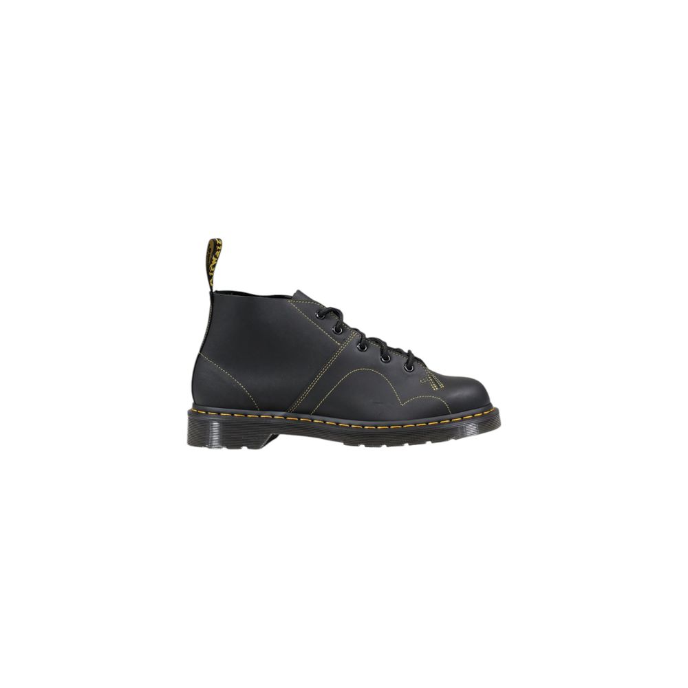 Dr. Martens Church Greasy Leather Boots - Black Size 9
