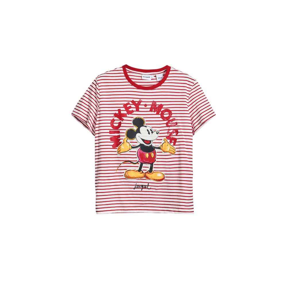 Desigual Red Cotton T-Shirt