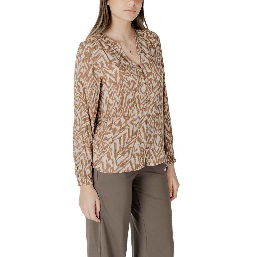 Street One Beige Viscose Blouse