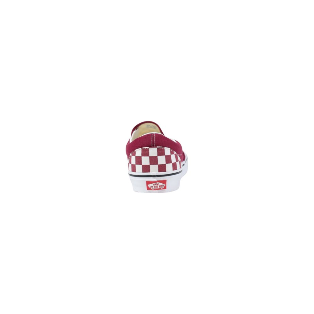 Red Fabric Sneaker Vans Classic Everyday Casual Comfort