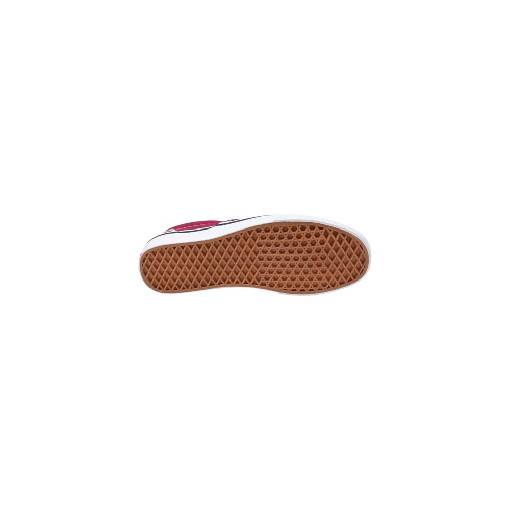 Red Fabric Sneaker Vans Classic Everyday Casual Comfort