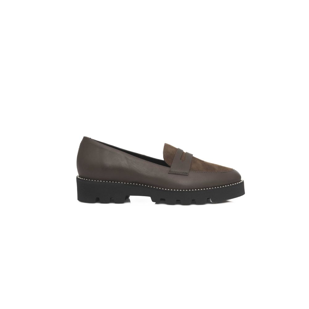 Cerruti 1881 Cowhide Loafer Brown - Women's Luxury Footwear