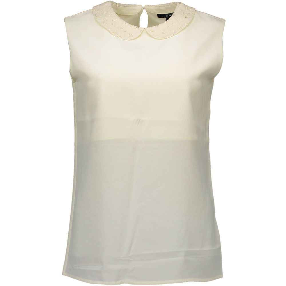 Gant White Silk Tank Top
