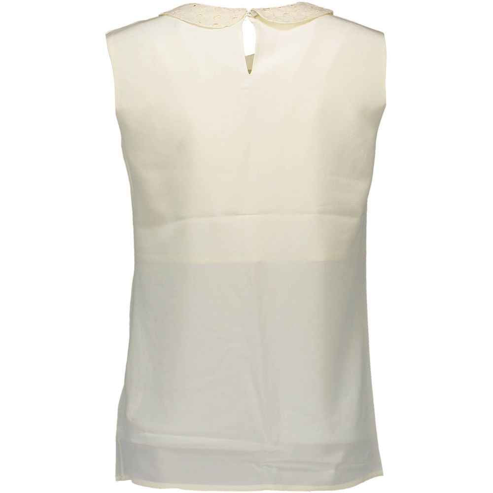 Gant White Silk Tank Top