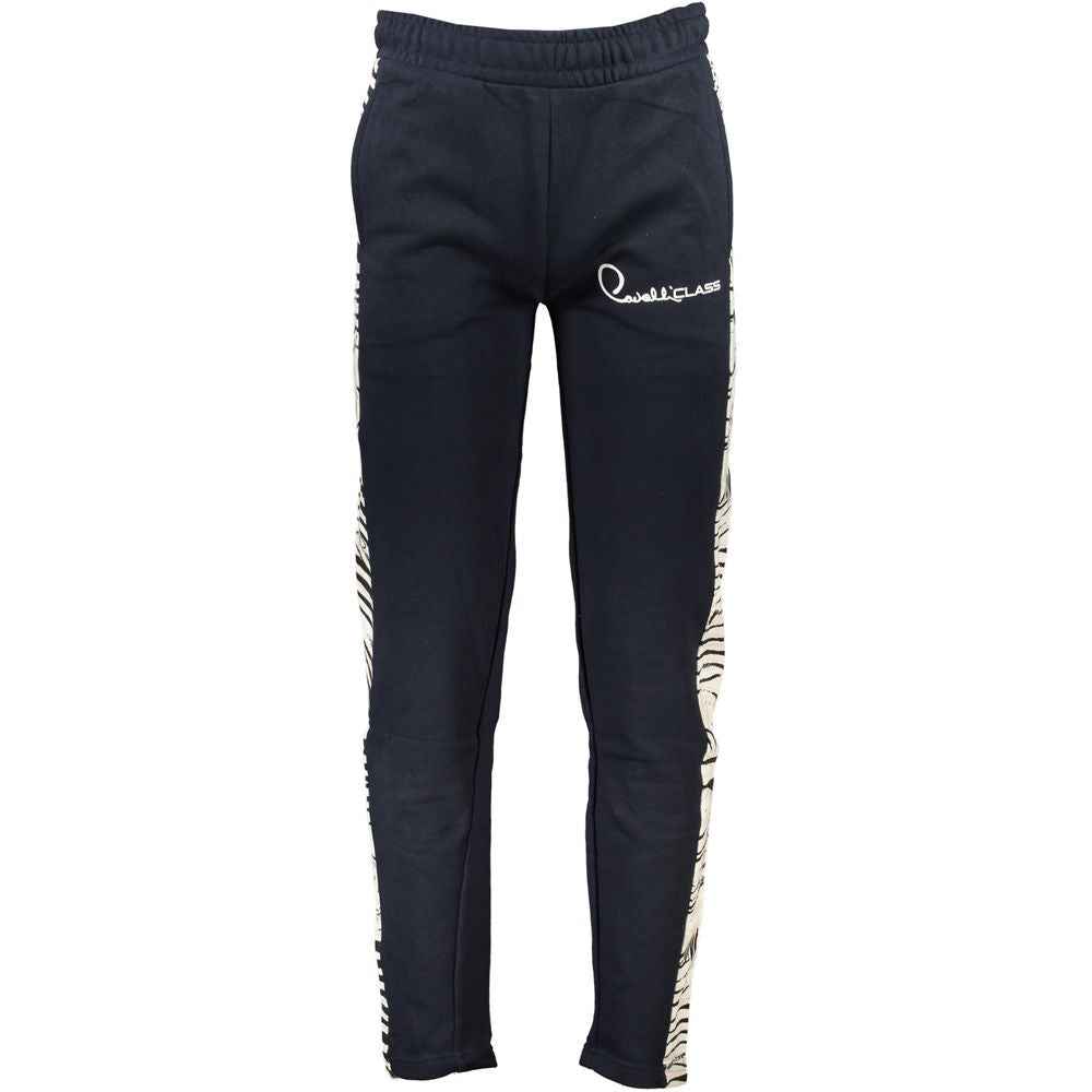 Cavalli Class Blue Cotton Pant