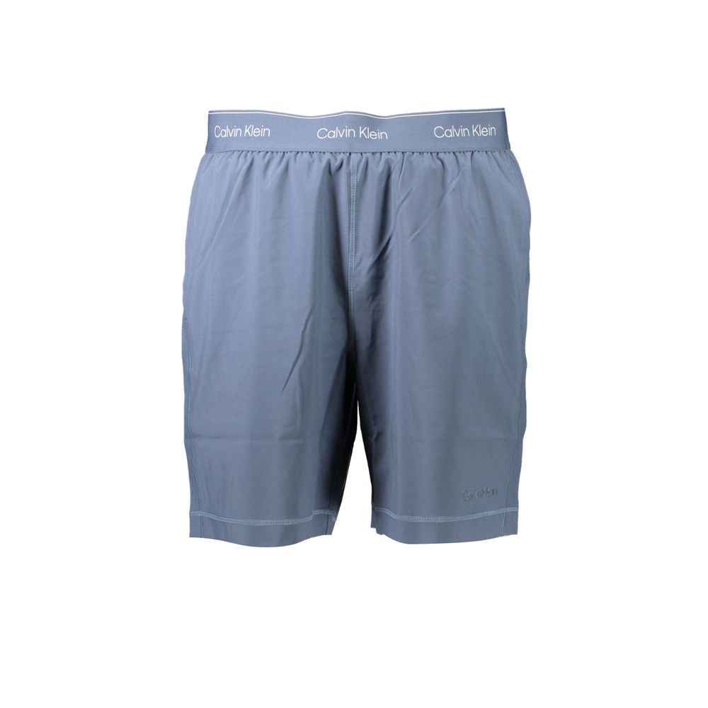 Calvin Klein Blue Polyester Pant