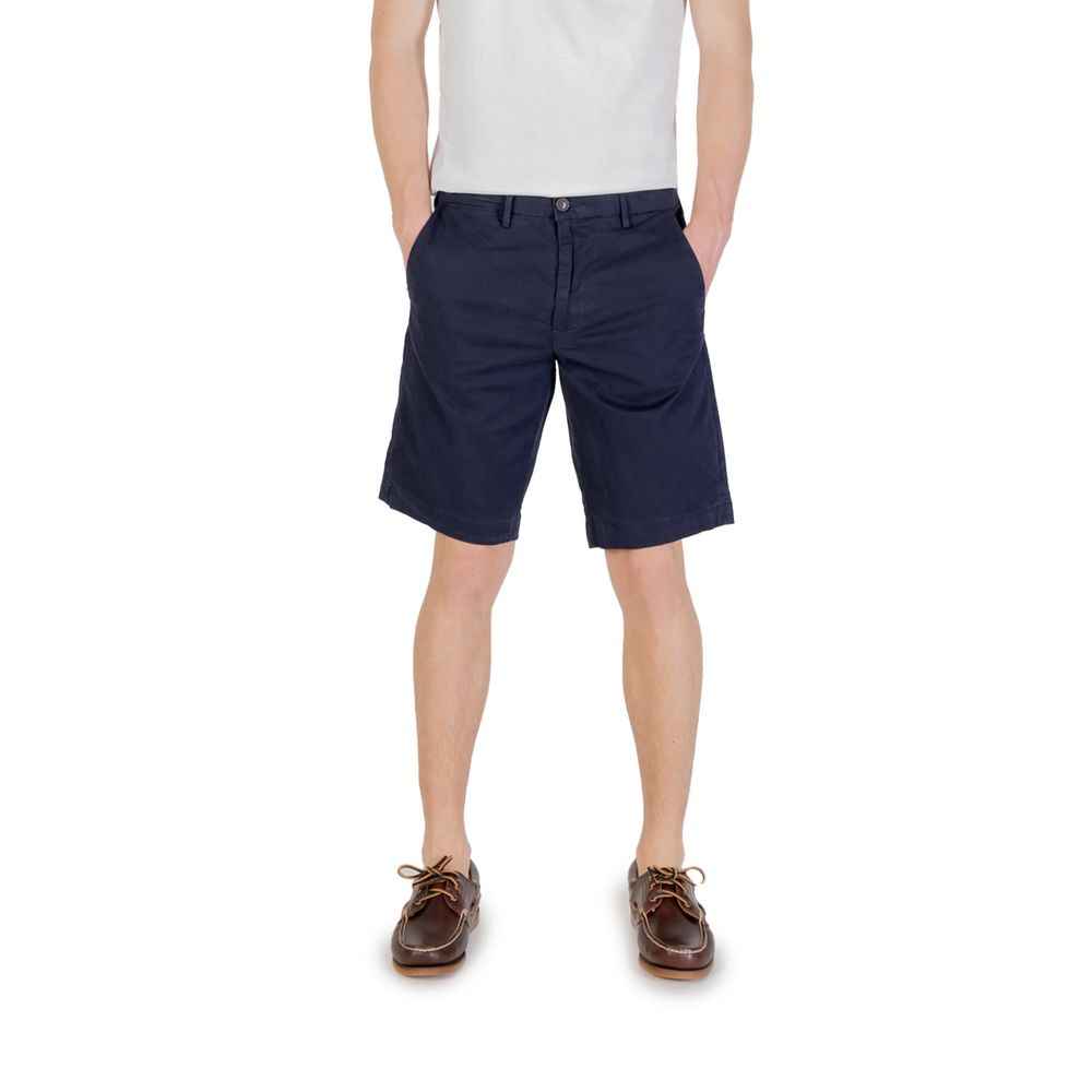 Borghese Blue Cotton Bermuda