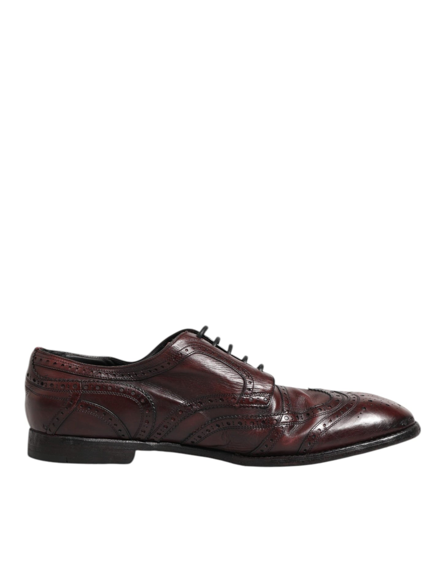 Dolce & Gabbana Derby Schoenen Leer Bordeaux Maat 42