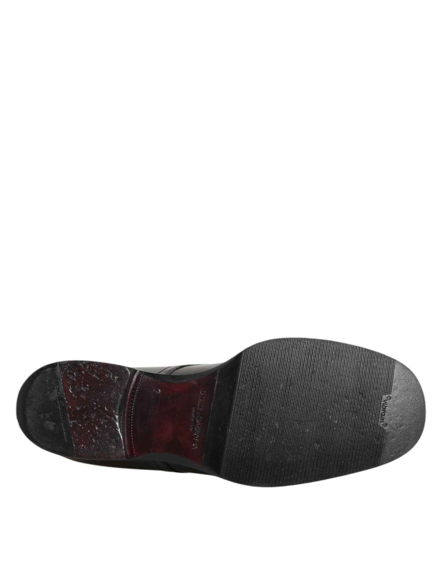 Dolce Gabbana Lederen Schoenen Met Veters Zwart Luxe