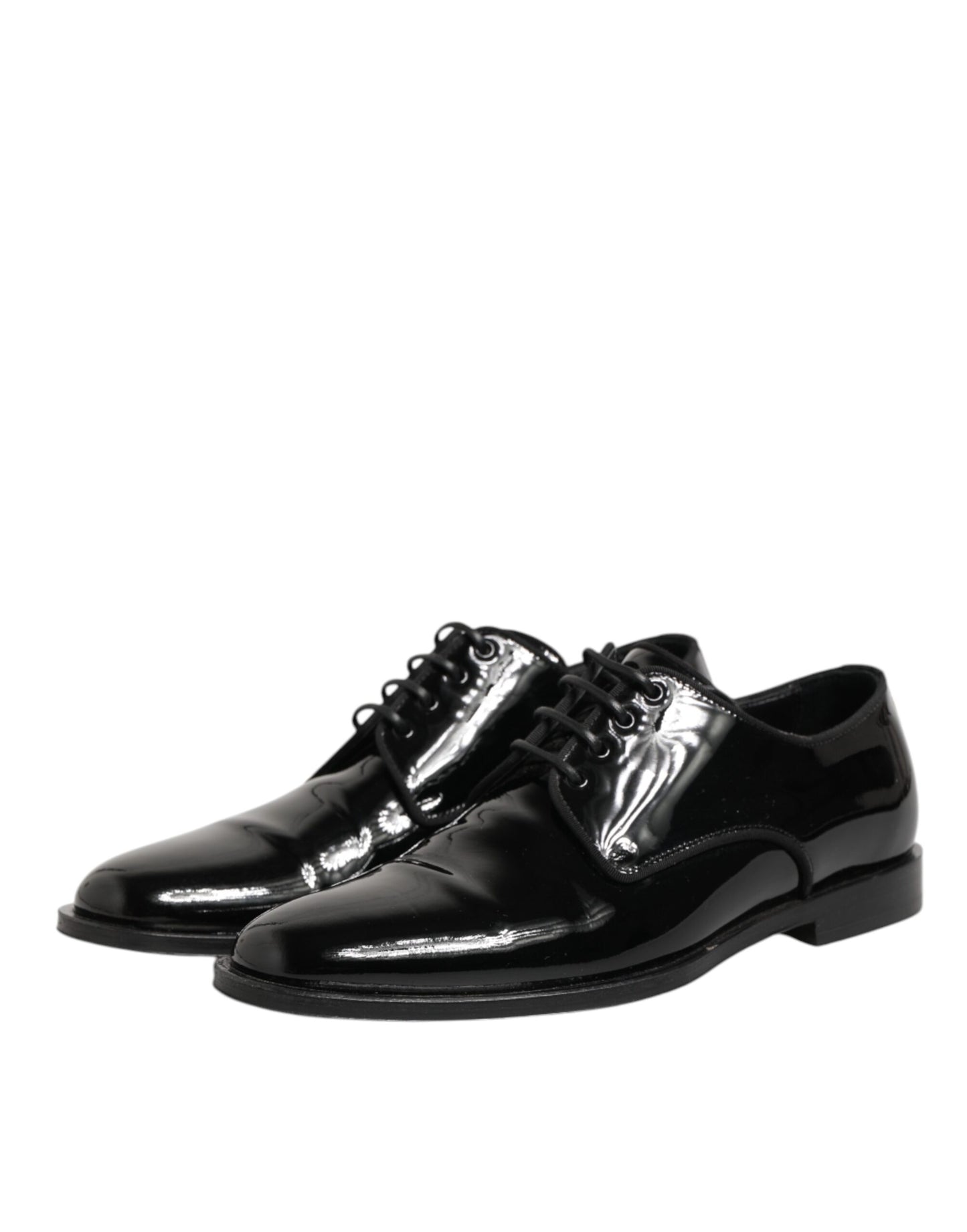 Dolce & Gabbana Derby Lederen Schoenen Formeel – Zwart