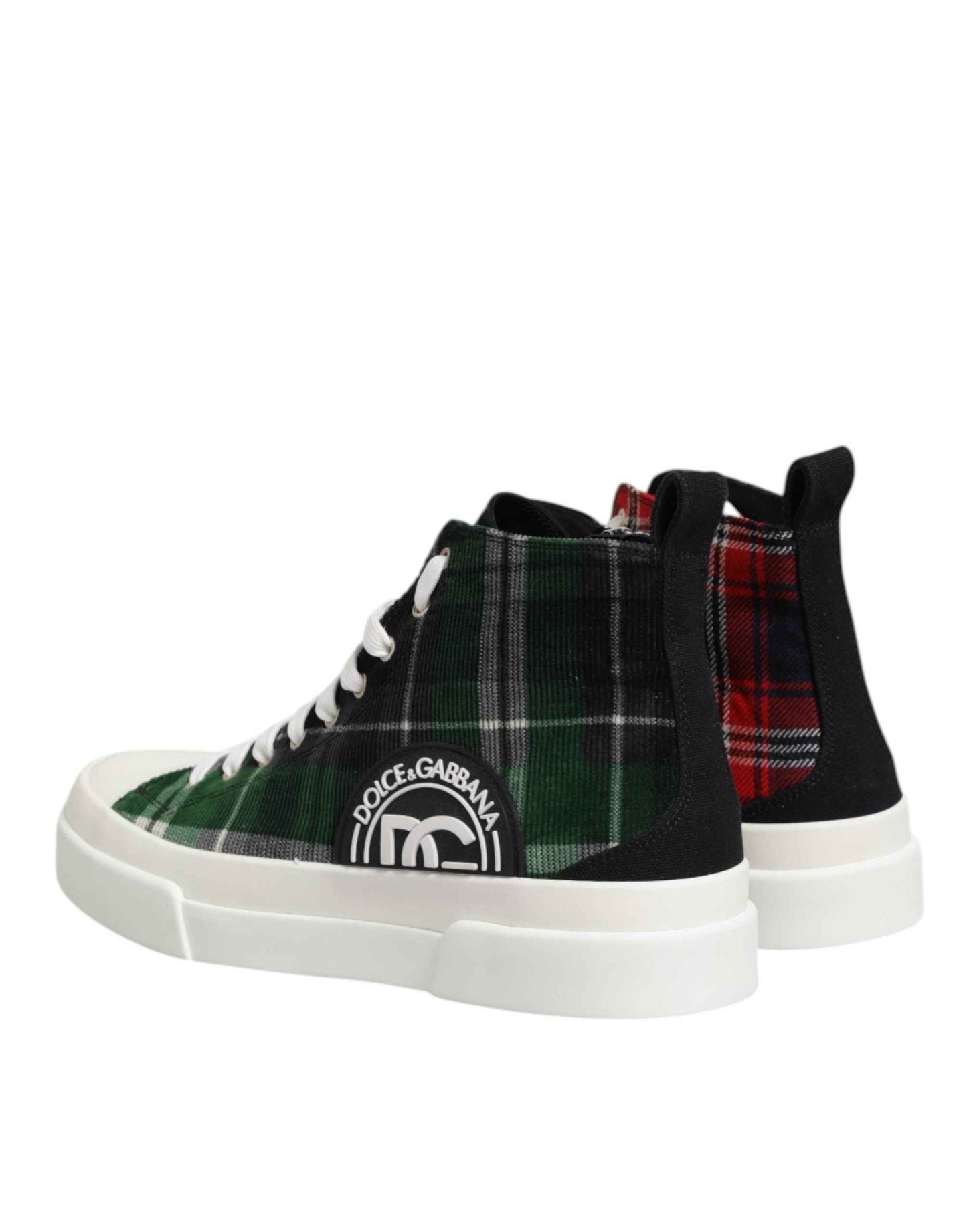 Dolce & Gabbana DG Logo Hoge Top Sneakers Katoen Multicolor