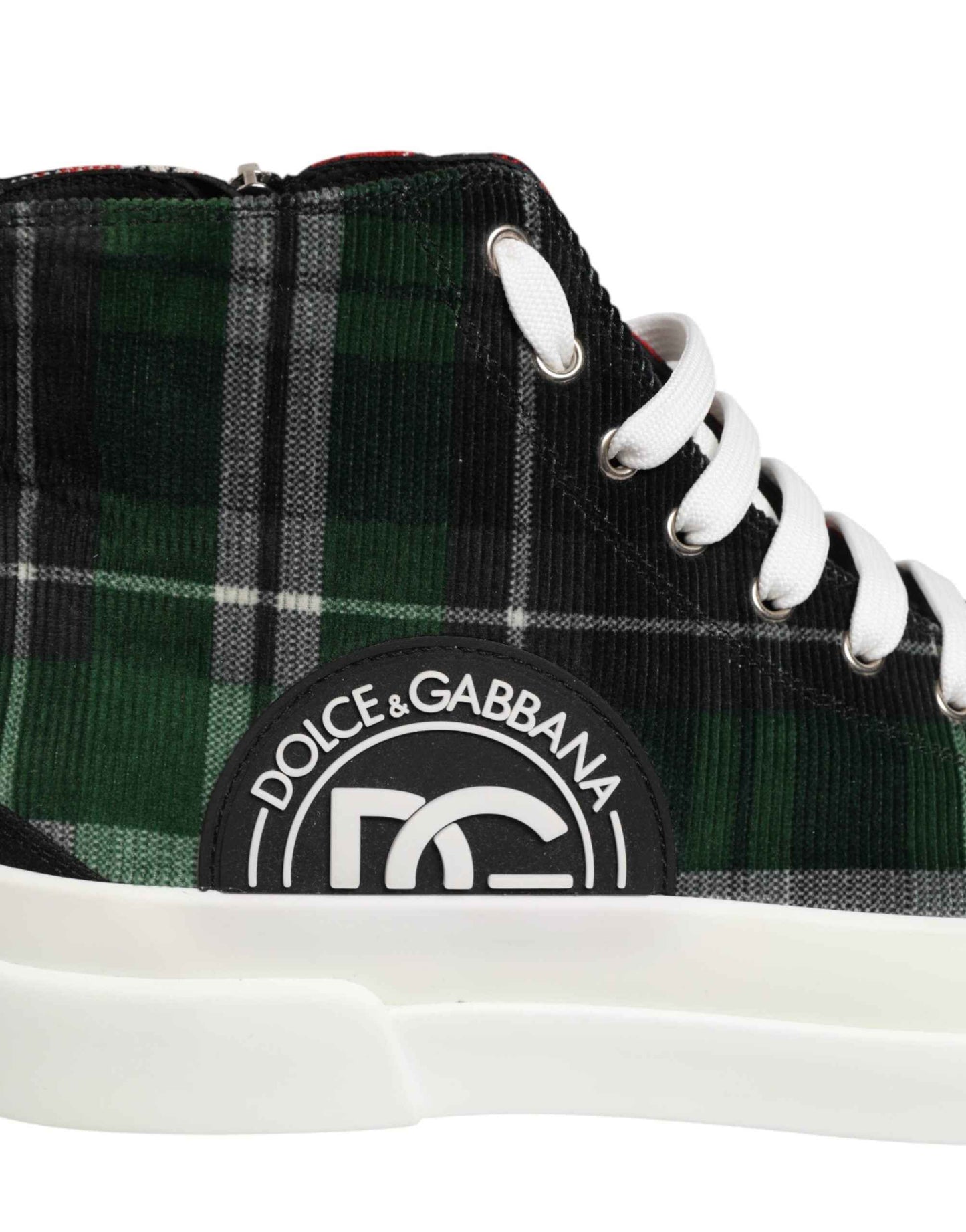 Dolce & Gabbana DG Logo Hoge Top Sneakers Katoen Multicolor