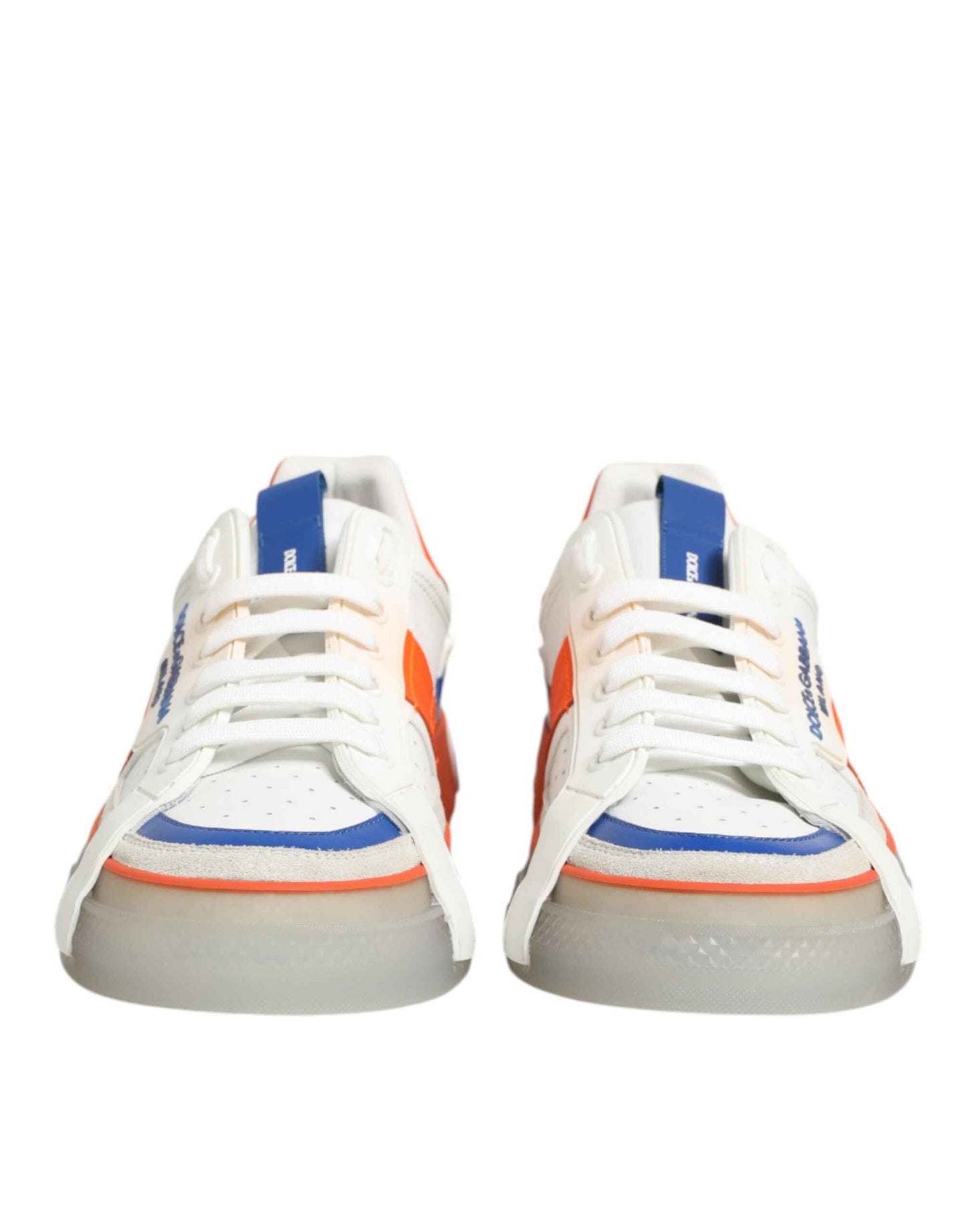 Dolce & Gabbana Leren Lage Sneakers Premium - Multicolor