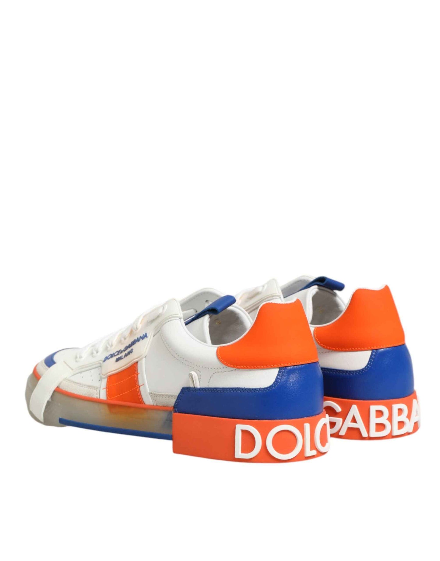 Dolce & Gabbana Leren Lage Sneakers Premium - Multicolor